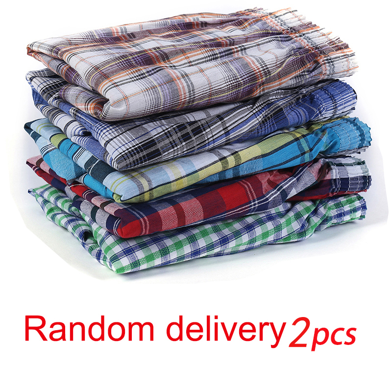 Boxer Brief Pack Cotton - 2 Pcs/Lot Men's Boxer Briefs 100%