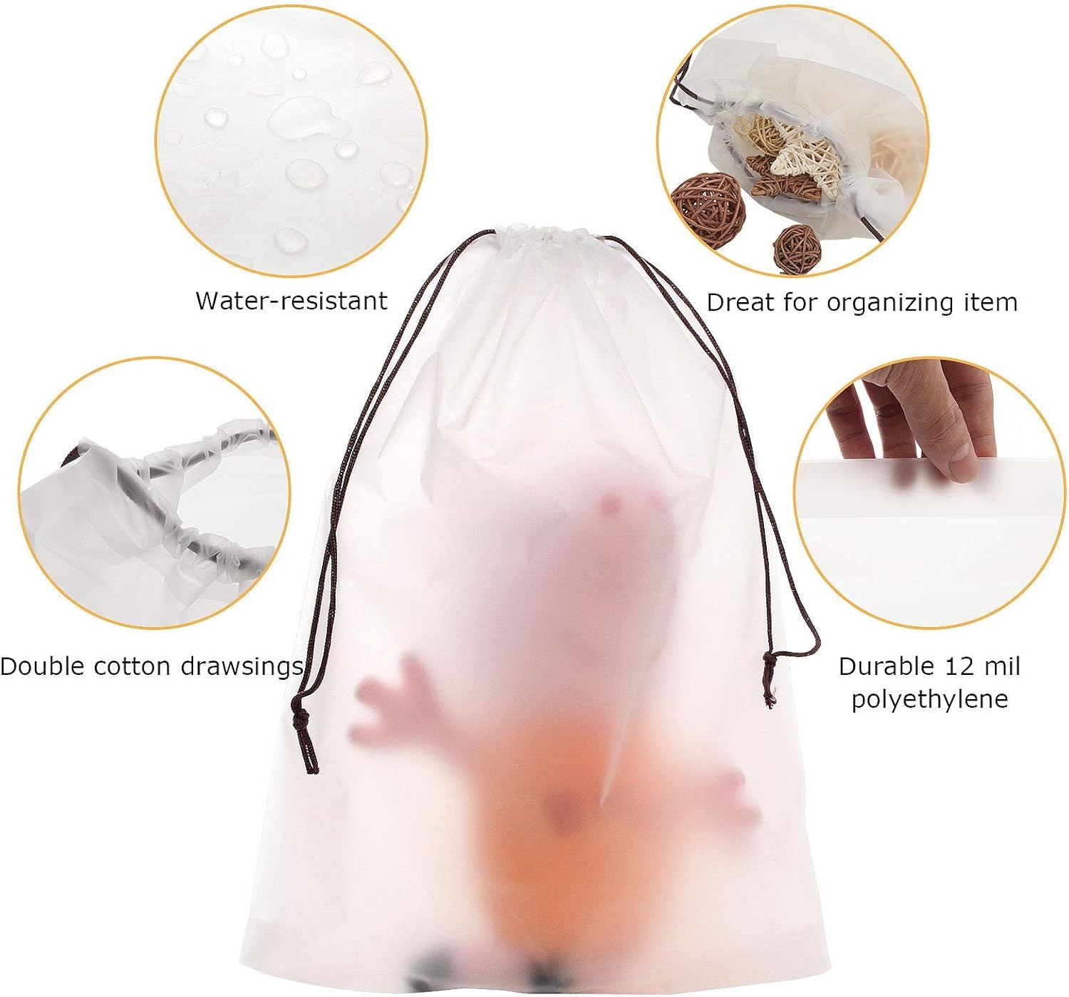 10 Pcs Shoe Bags For Travel Wa - Multi Pack Underwear のレビューと価格