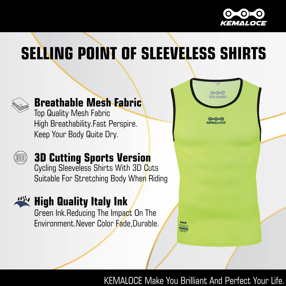 KEMALOCE Cycling Base Layer Me - Sleeveless Undershirt のレビューと価格