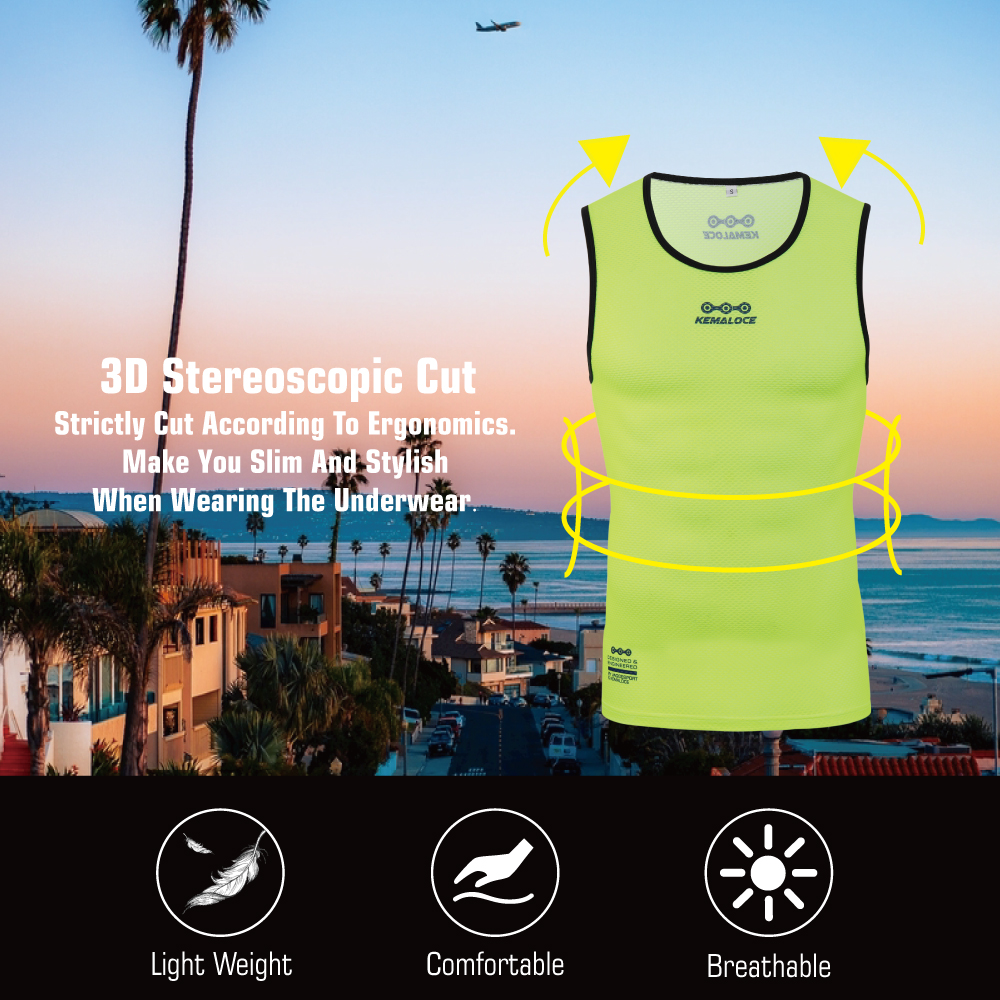 KEMALOCE Cycling Base Layer Me - Sleeveless Undershirt のレビューと価格