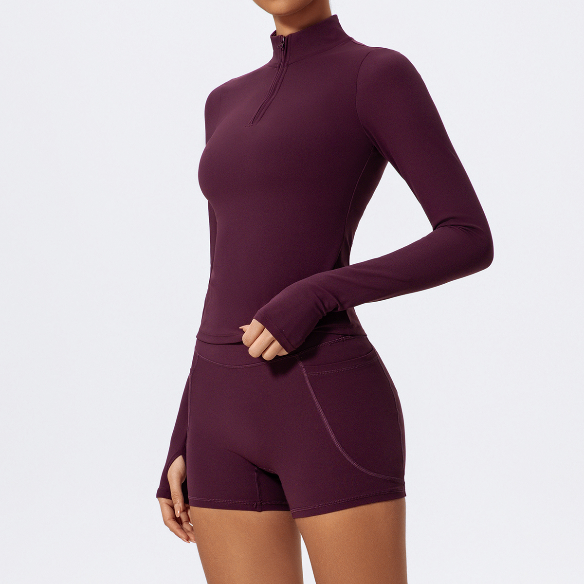 Hearuisavy Gym Half Zipper Hig - Compression Long Pant のレビューと価格
