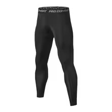 Running Tights Men Shorts Spor - Compression Long Pant のレビューと価格