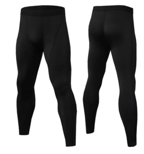 Running Tights Men Shorts Spor - Compression Long Pant のレビューと価格