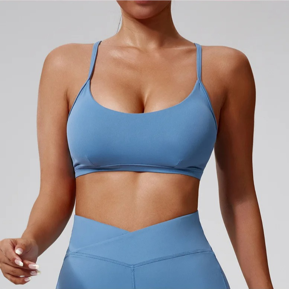 Sexy Cross Back Sports Bra Wom - Quick Dry Underwear のレビューと価格