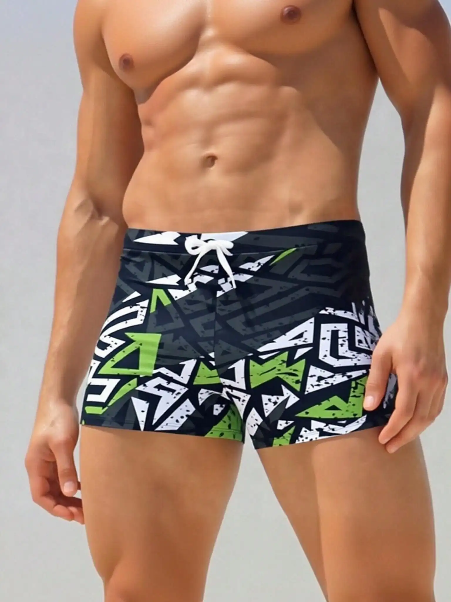 Men's Fashion Printed Pattern  - Bamboo Fiber Trunk のレビューと価格
