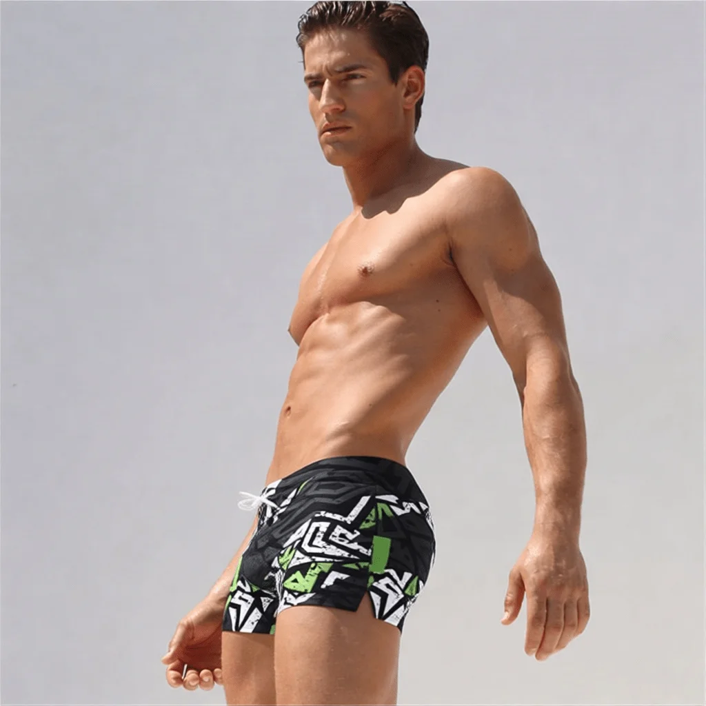 Men's Fashion Printed Pattern  - Bamboo Fiber Trunk のレビューと価格
