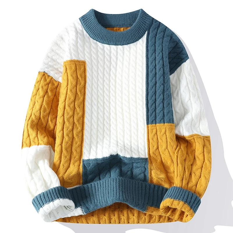 Color Block Sweater for Man Ch - Thermal Long John のレビューと価格