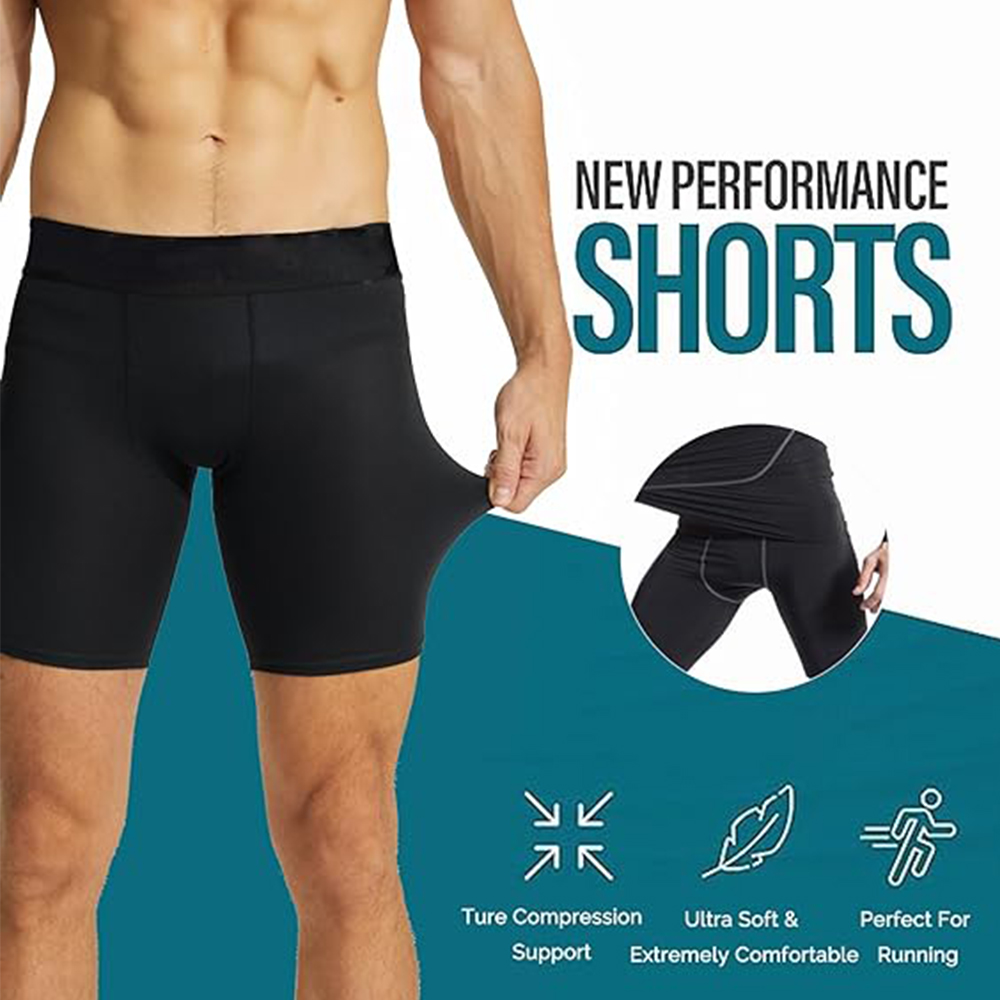 3 Pack Compression Shorts Men  - Compression Shorts Athletes のレビューと価格
