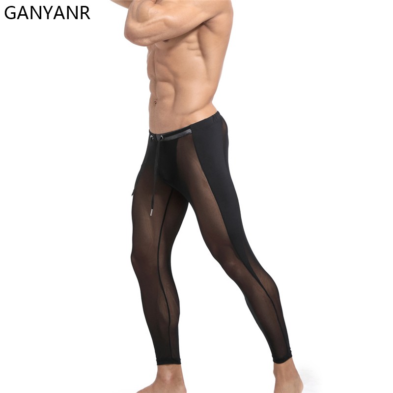 GANYANR Running Tights Men Com - Compression Long Pant のレビューと価格
