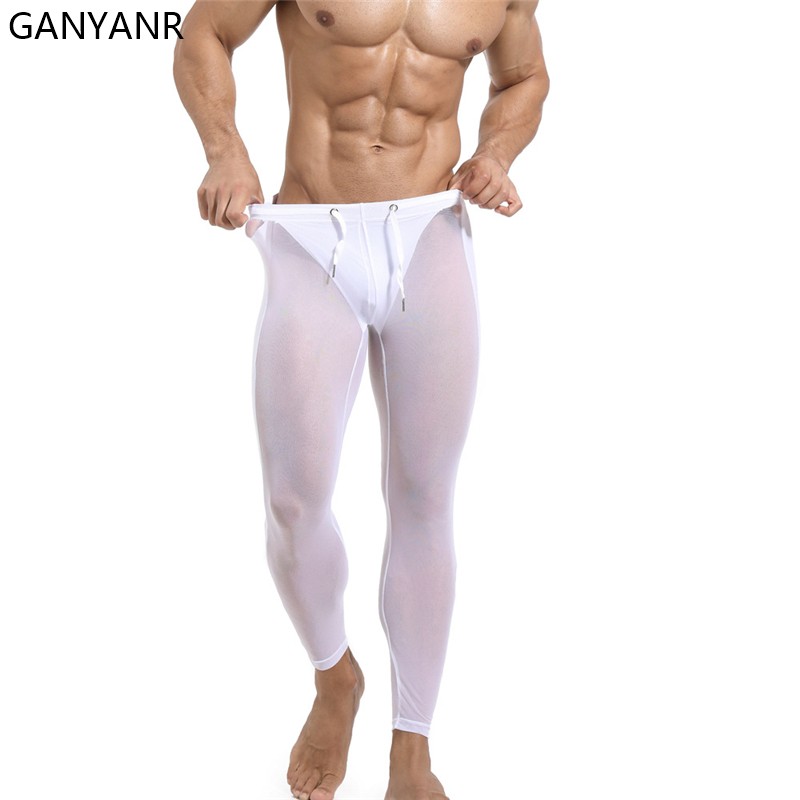 GANYANR Running Tights Men Com - Compression Long Pant のレビューと価格