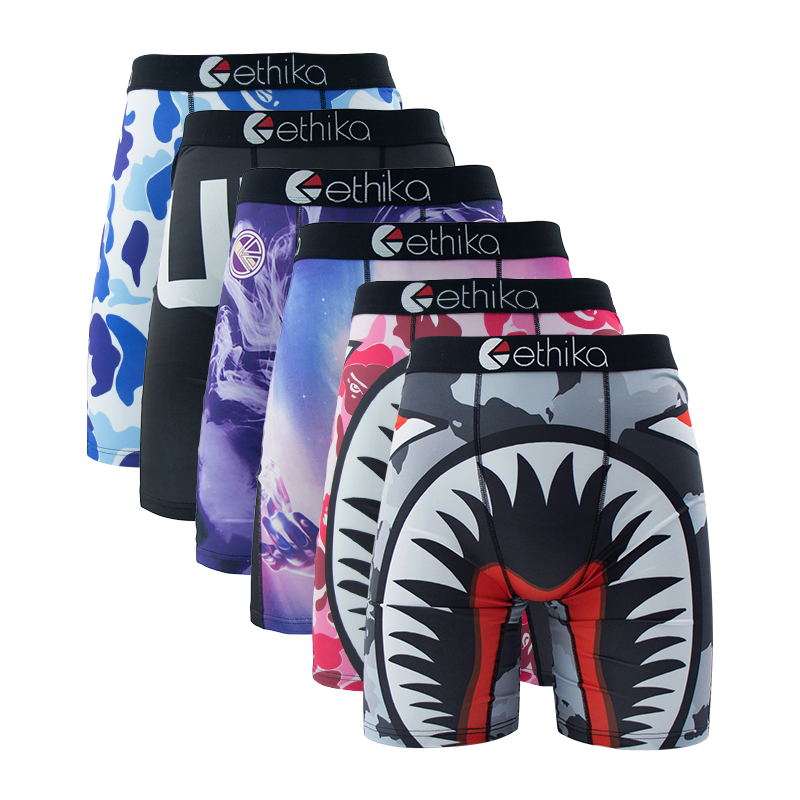 ETHIKA 6Pcs Men Underwear Boxe - Boxer Shorts Modal のレビューと価格