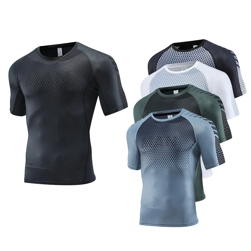 Mens Sport Top for Fitness T-s - T Shirt Tight Fit のレビューと価格