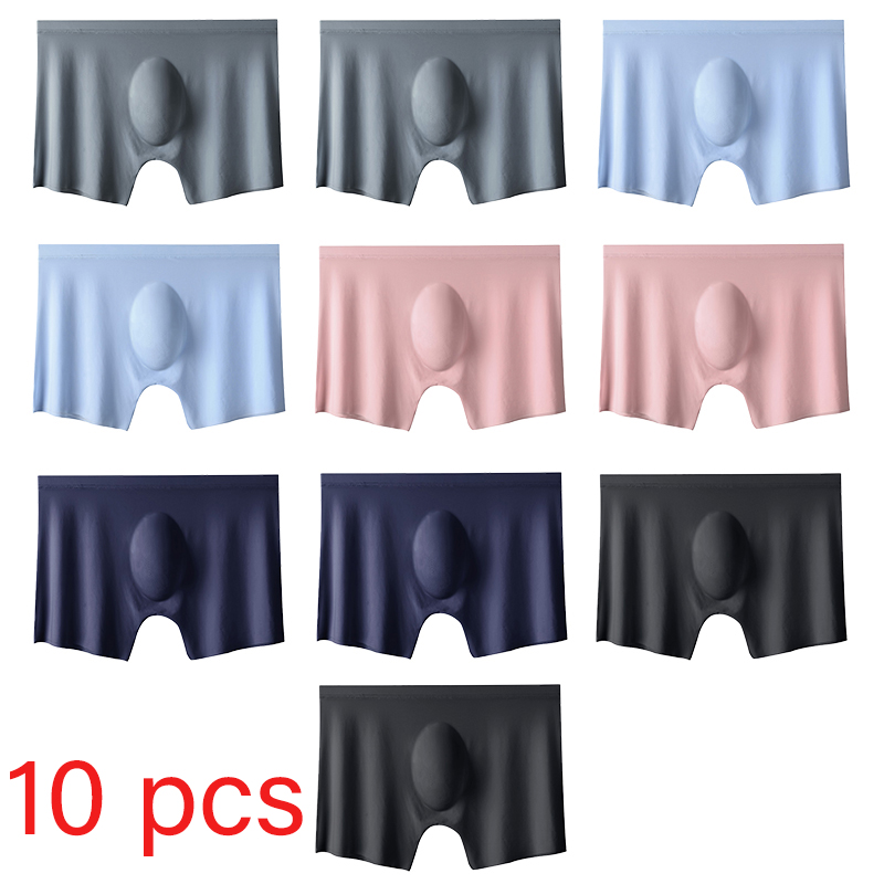 10 Pcs/Lot Men's Summer Ice Si - Boxer Shorts Modal のレビューと価格