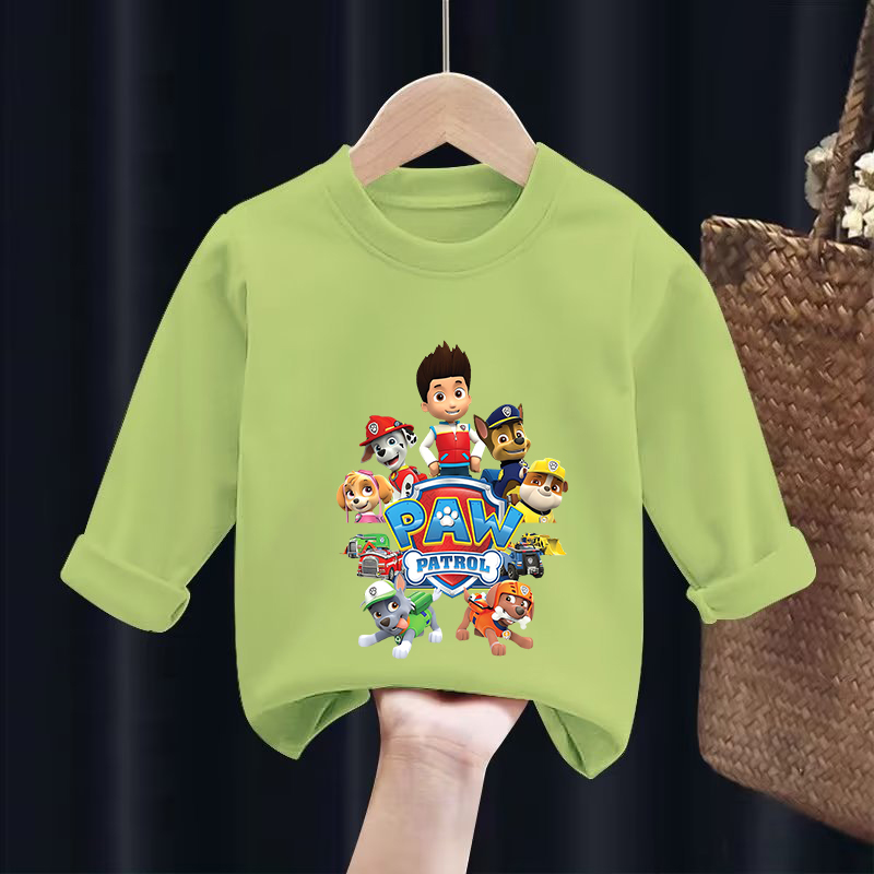 PAW Patrol Long Sleeves T-Shir - Undershirt Crew Neck のレビューと価格