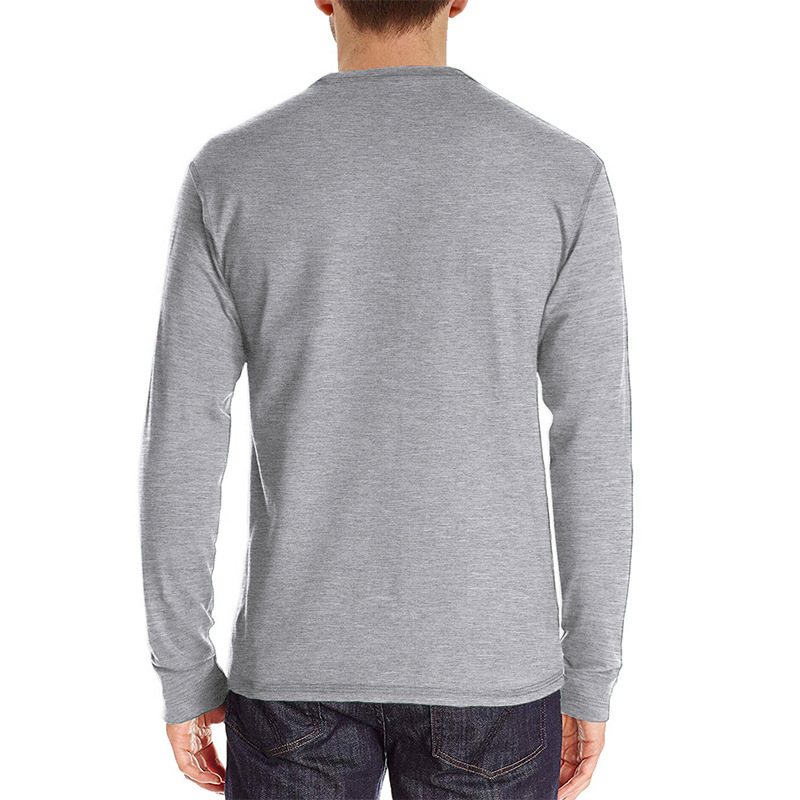 Men's Long Sleeve Henley Style - Undershirt Crew Neck のレビューと価格
