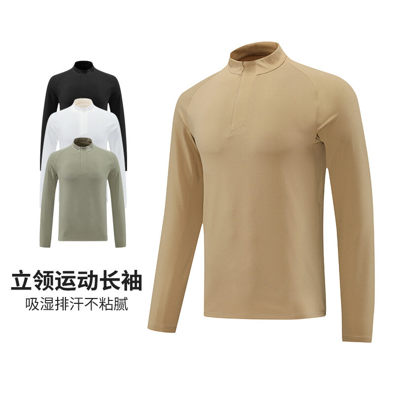 For Men's Quick-drying Long-sl - T Shirt Tight Fit のレビューと価格