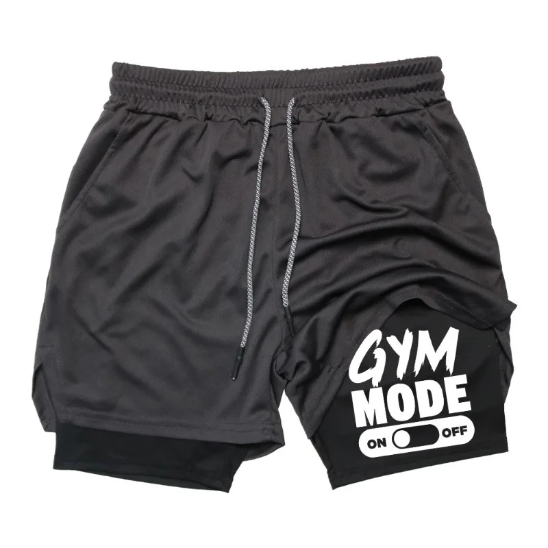 Men's 2-in-1 Fitness Short Ela - Compression Shorts Athletes のレビューと価格
