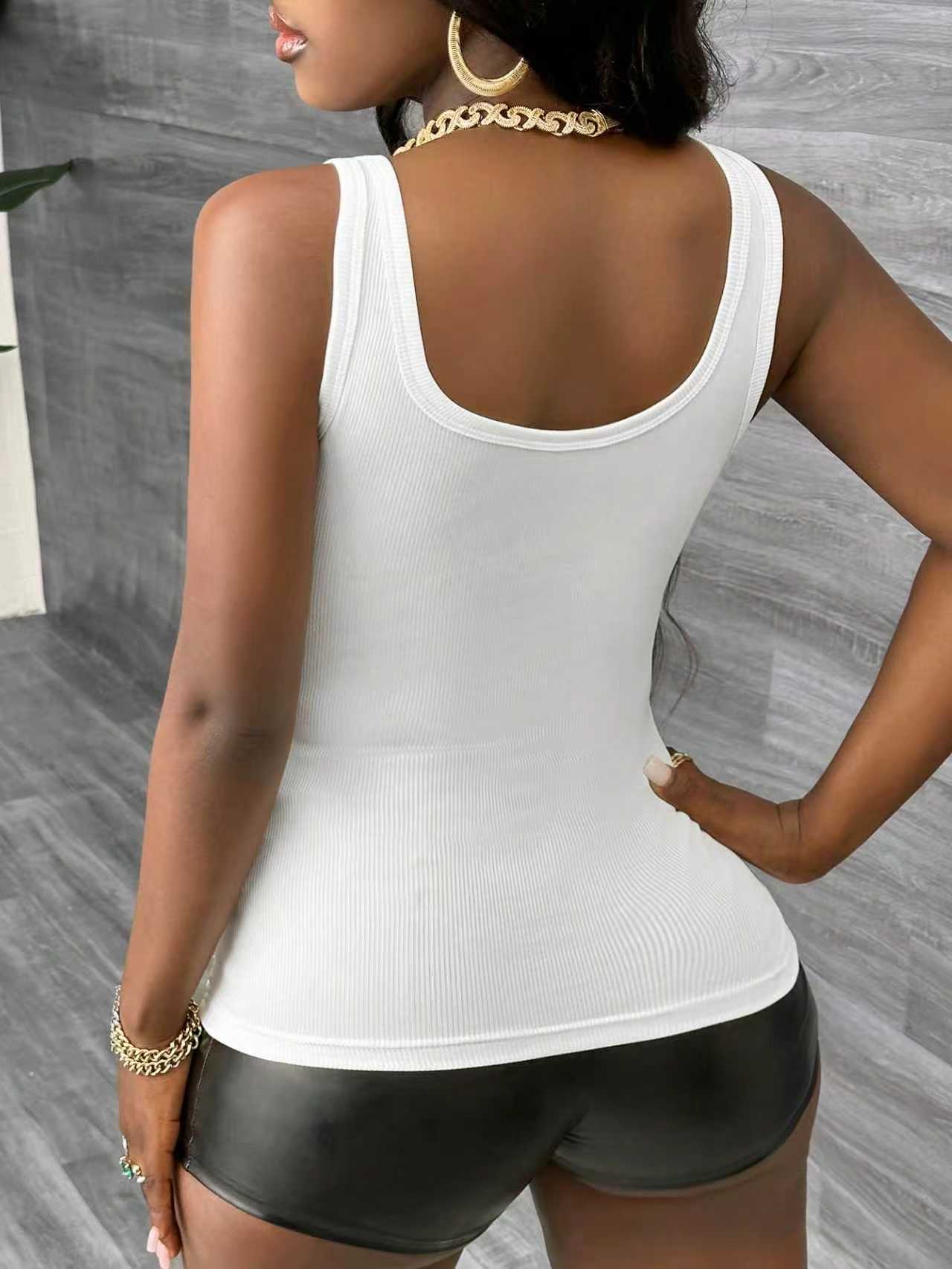 Plus Size 3 Piece V Neck Ribbe - Tank Top Ribbed のレビューと価格