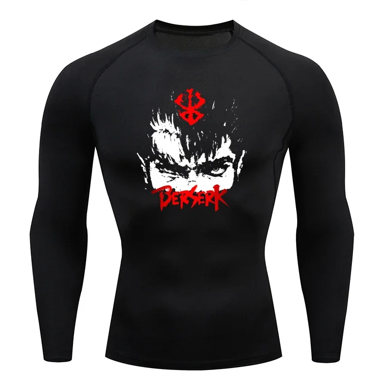 Sportswear for Men Gym Anime B - T Shirt Tight Fit のレビューと価格