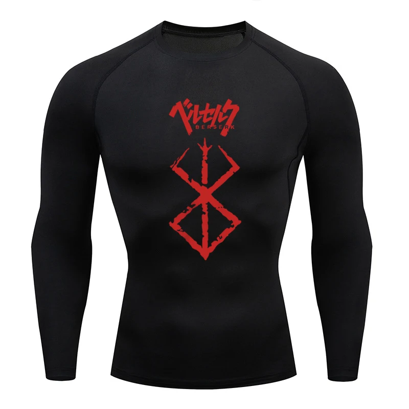 Sportswear for Men Gym Anime B - T Shirt Tight Fit のレビューと価格