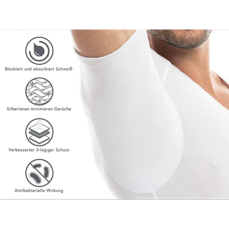 Men Undershirts Anti-transpira - Undershirt Crew Neck のレビューと価格