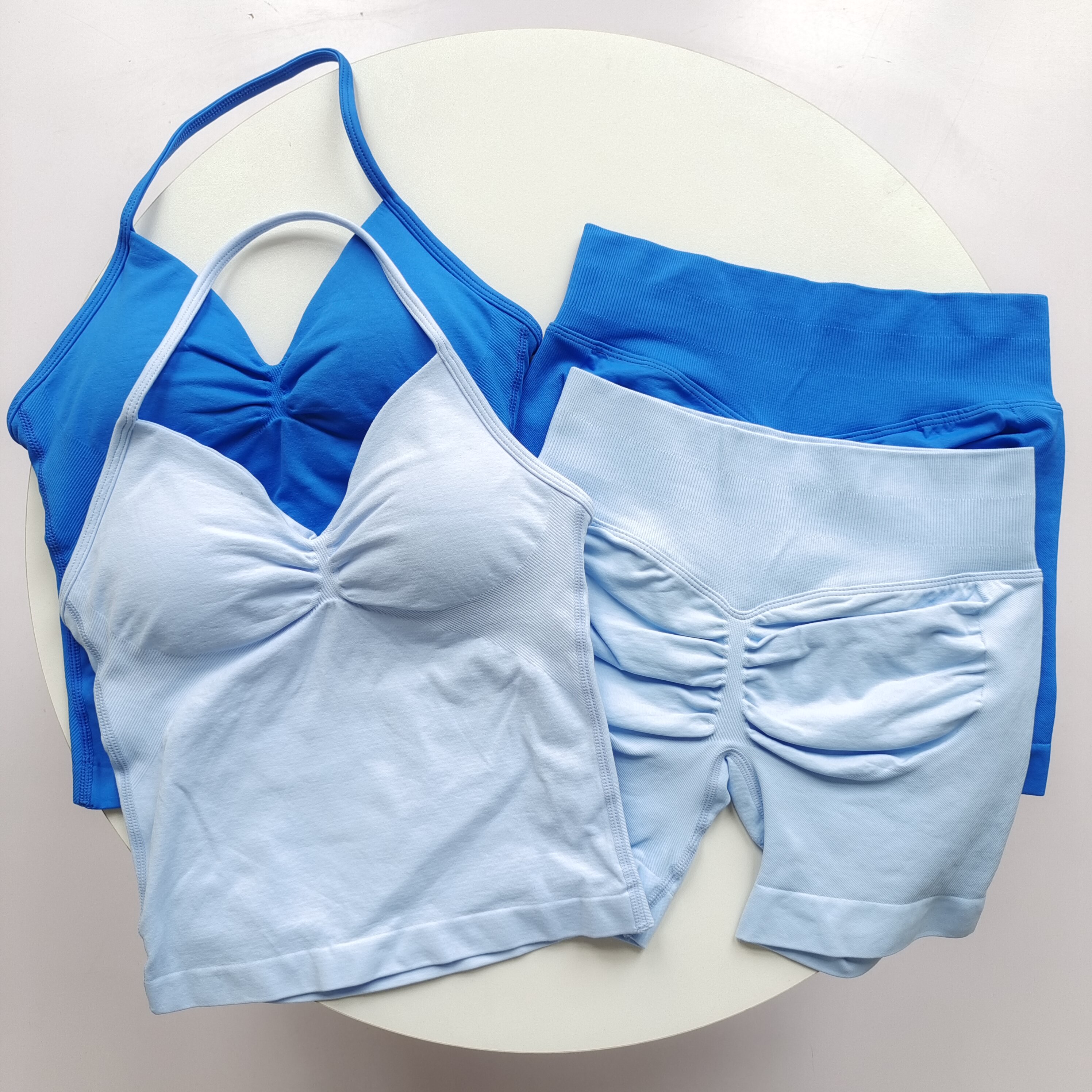Summer Yoga Two-Piece Set for  - Suspender Tank Top のレビューと価格