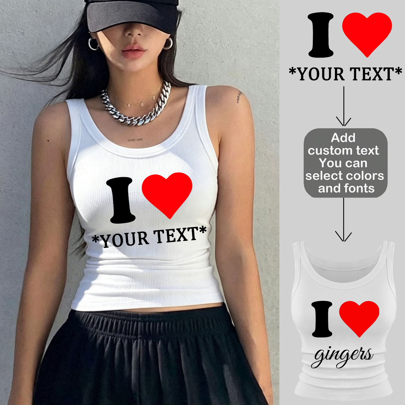 Personalization Custom Sleevel - Tank Top Ribbed のレビューと価格