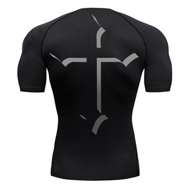 Cross Print Compression Shirt  - Base Layer Top のレビューと価格