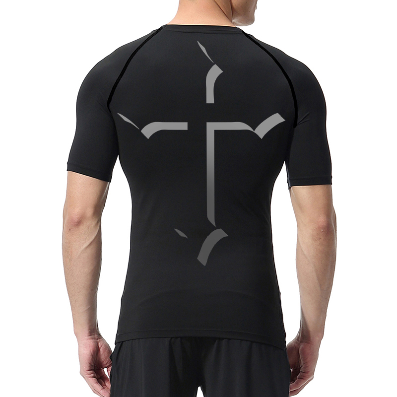 Cross Print Compression Shirt  - Base Layer Top のレビューと価格