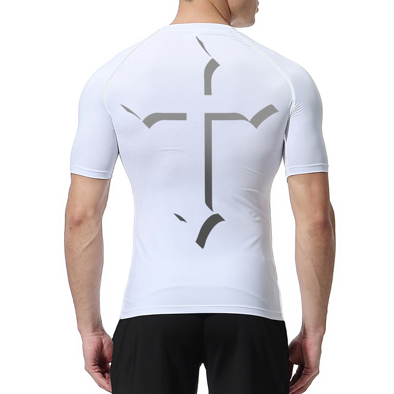 Cross Print Compression Shirt  - Base Layer Top のレビューと価格