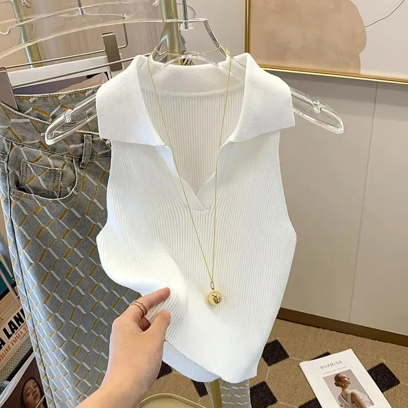 Women's Rose Ribbed Knit Tank  - Tank Top Ribbed のレビューと価格