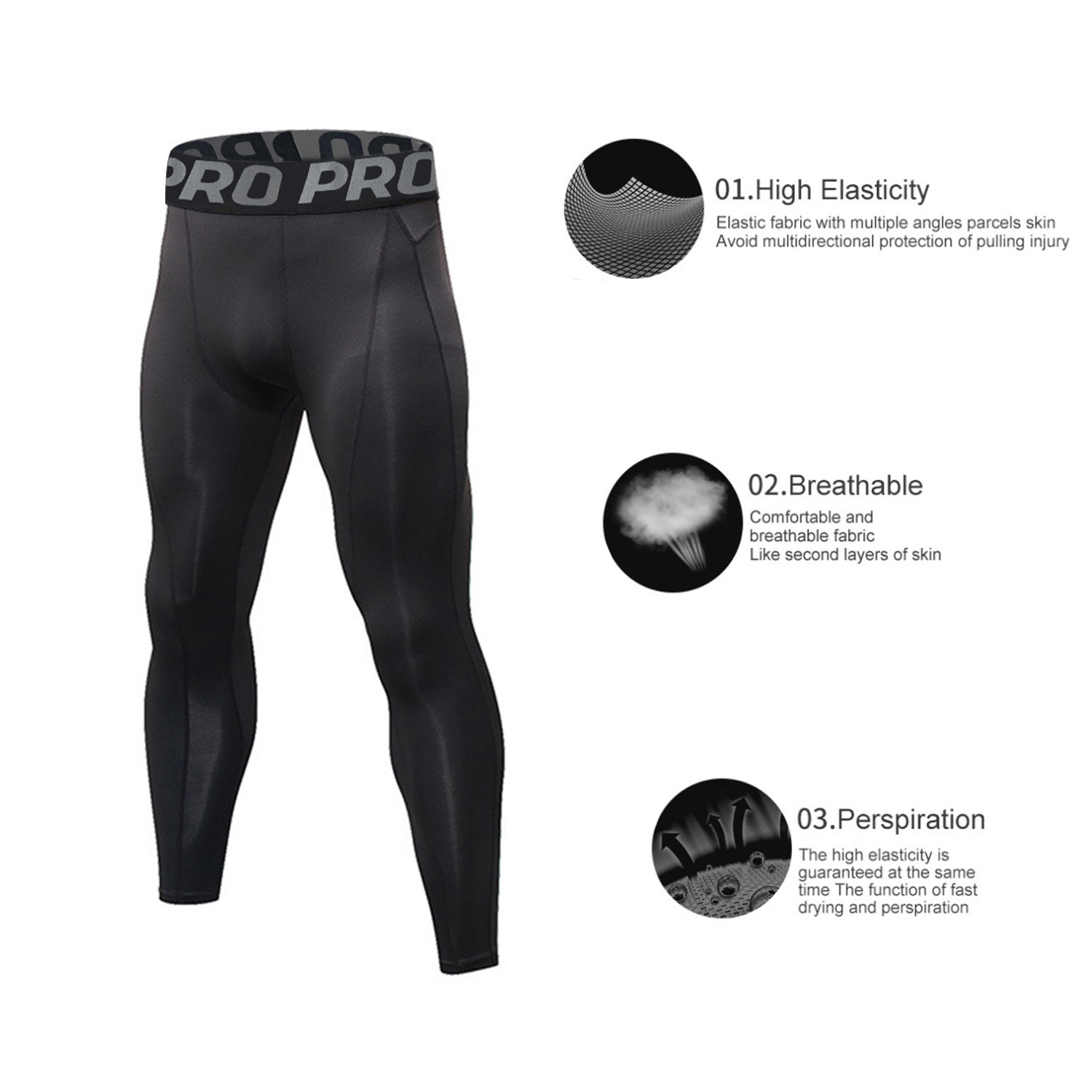 Mens Workout Compression Set P - Compression Long Pant のレビューと価格