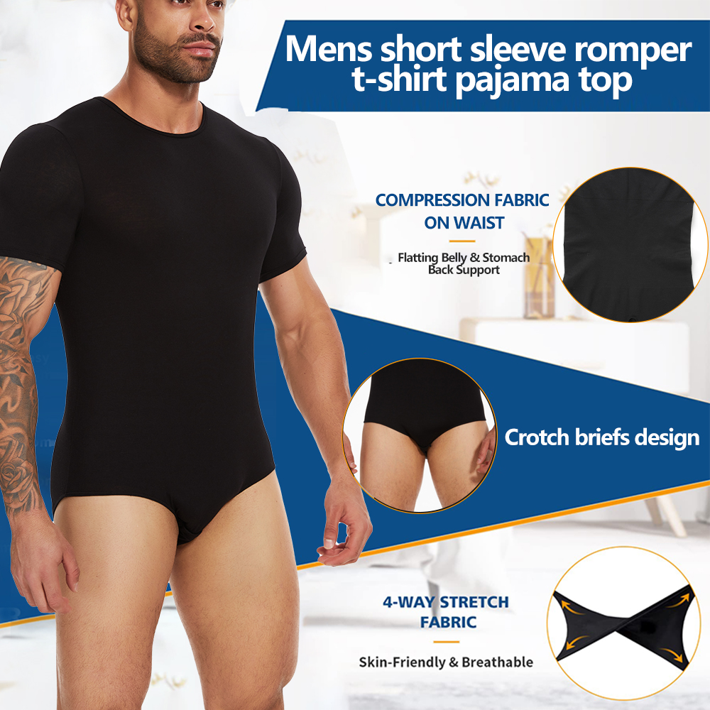 Short Sleeve Full Body Shaper  - Undershirt Crew Neck のレビューと価格