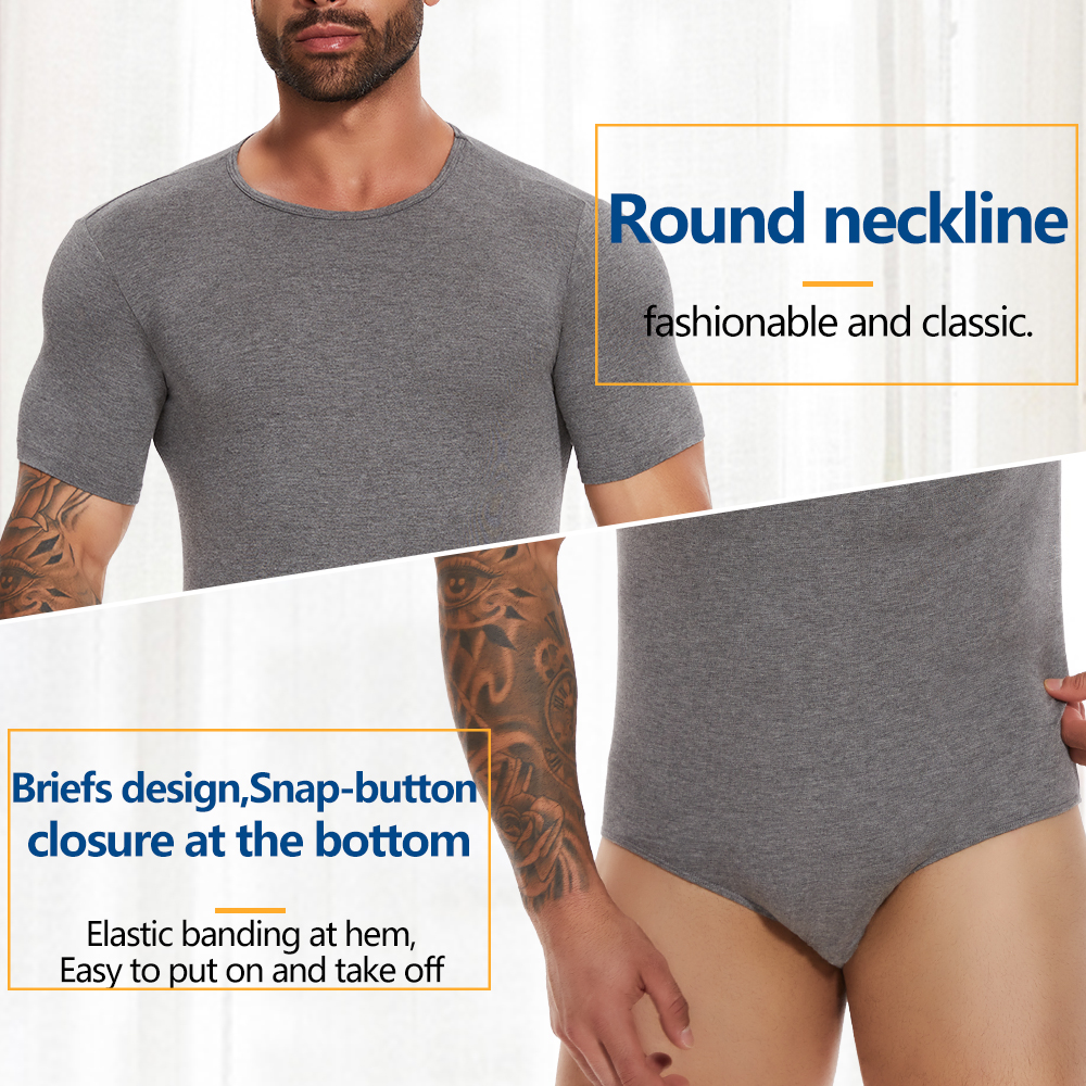 Short Sleeve Full Body Shaper  - Undershirt Crew Neck のレビューと価格