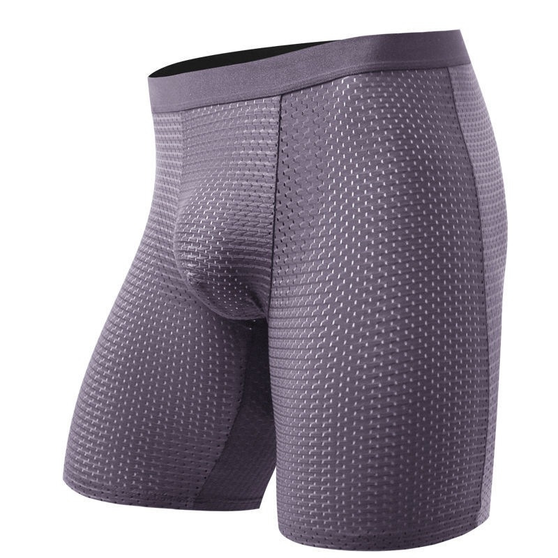 Men's Boxers Shorts Ice Silk M - Long Leg Trunk Men のレビューと価格