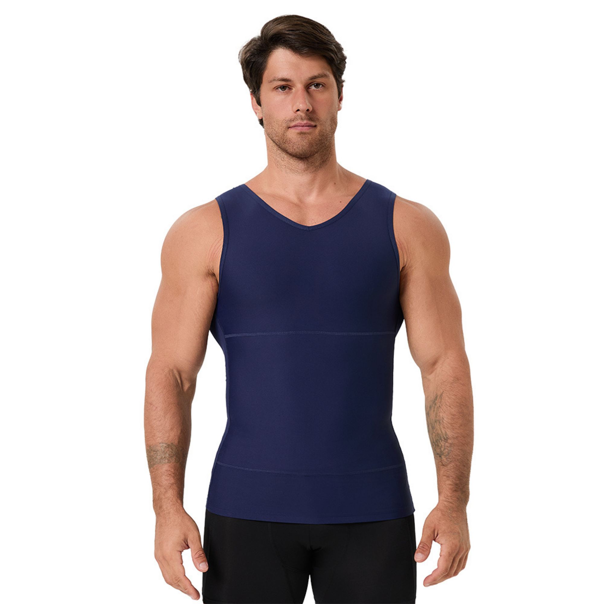 Men's V Neck Compression Shape - Undershirt Crew Neck のレビューと価格