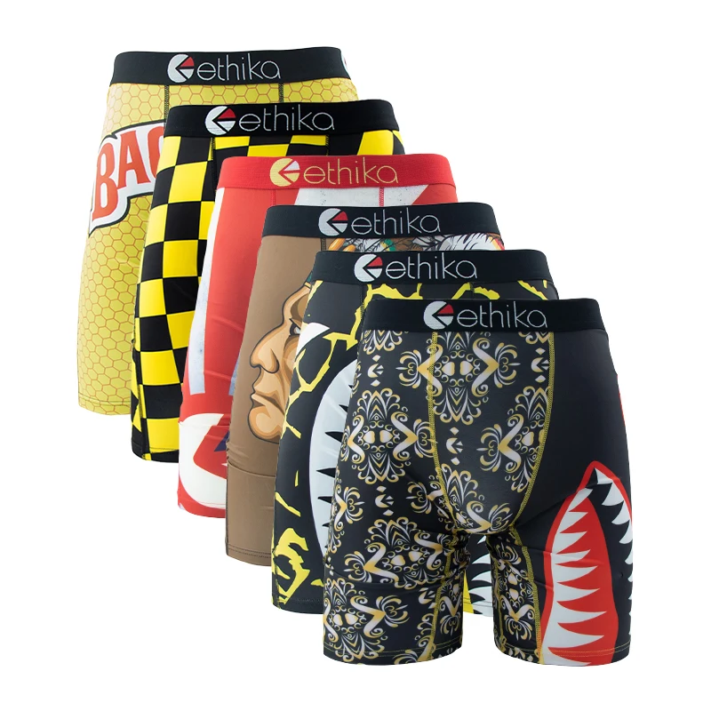 ETHIKA 6Pcs Men Underwear Boxe - Boxer Shorts Modal のレビューと価格