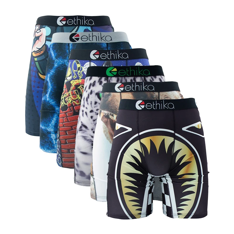 ETHIKA 6Pcs Men Underwear Boxe - Boxer Shorts Modal のレビューと価格