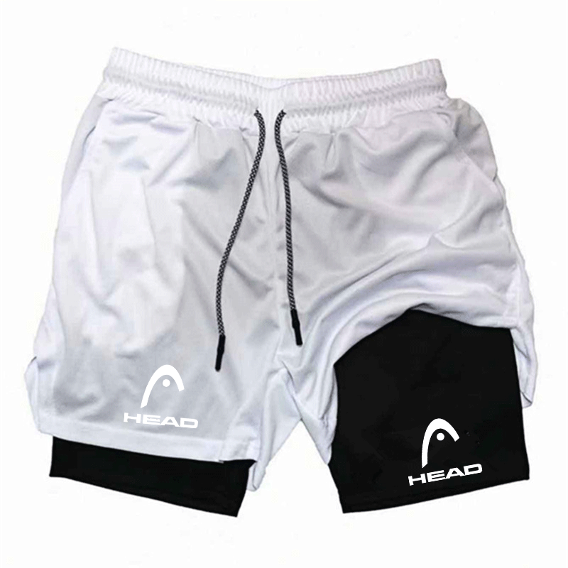 Cross Print 2 in 1 Workout Run - Compression Shorts Athletes のレビューと価格