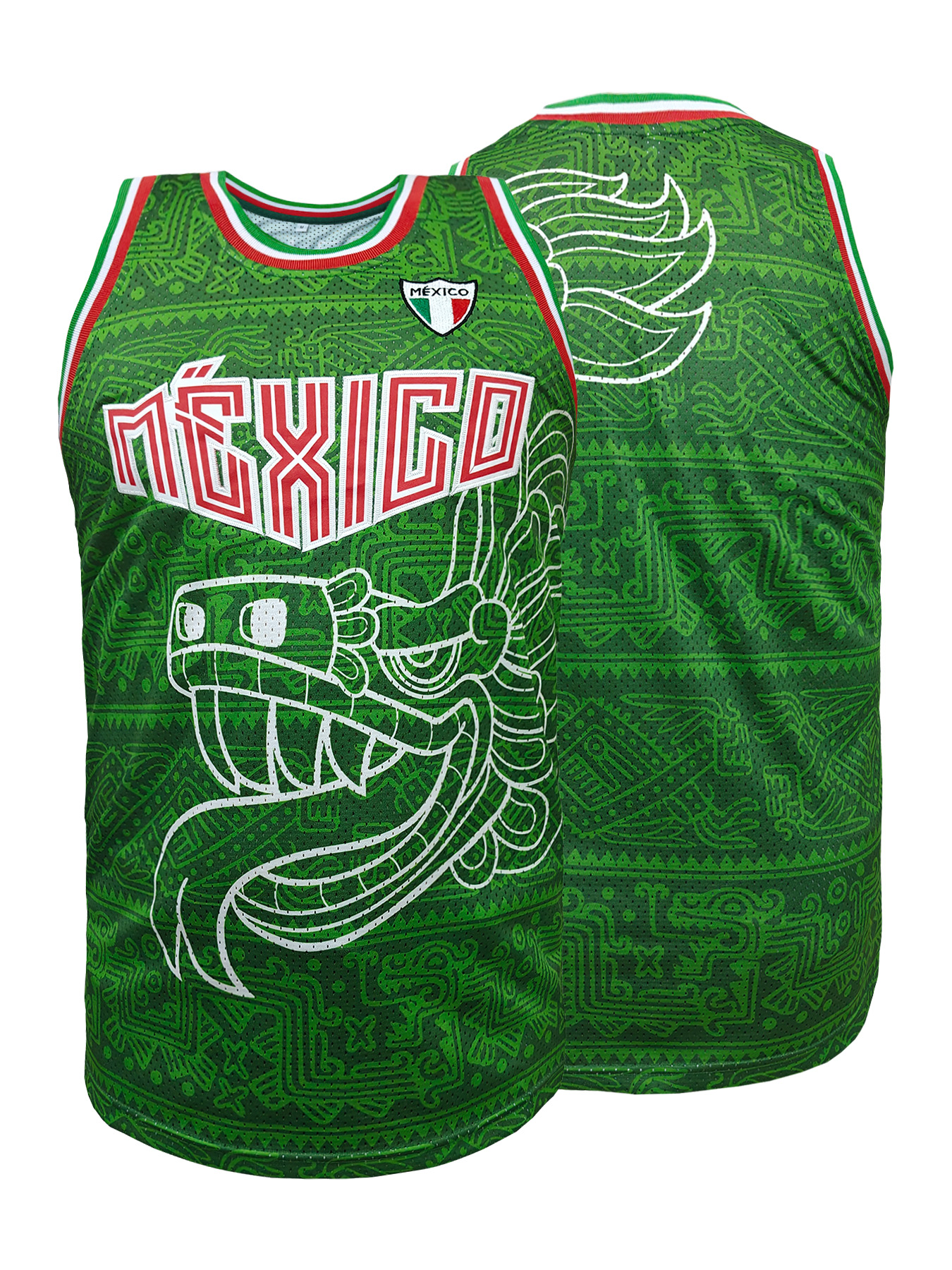 Mexico Embroidered Basketball  - Sleeveless Undershirt のレビューと価格
