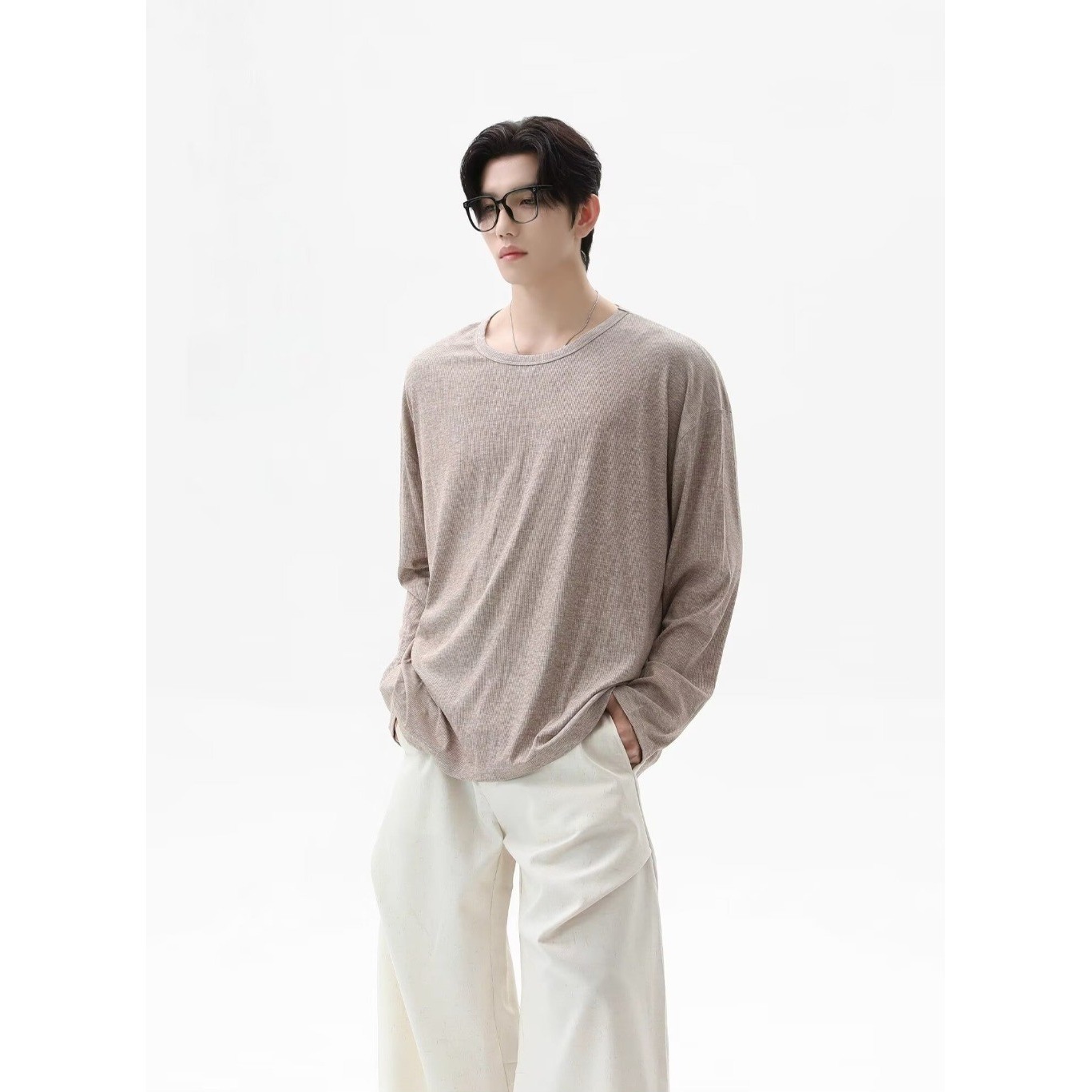 2026 Autumn New Texture Long S - Undershirt Crew Neck のレビューと価格
