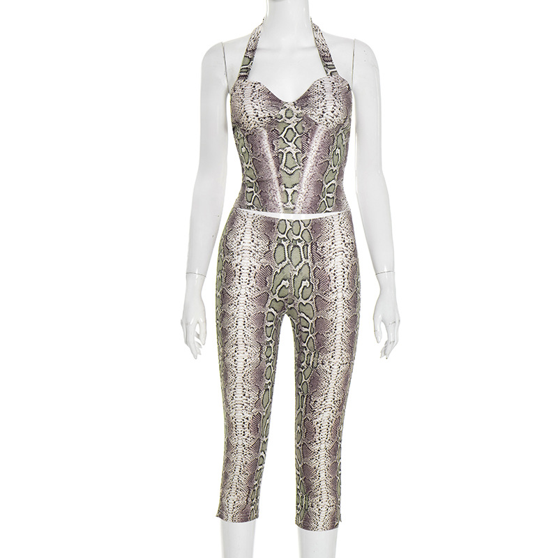 Serpentine Print Women Sexy 2  - Suspender Tank Top のレビューと価格