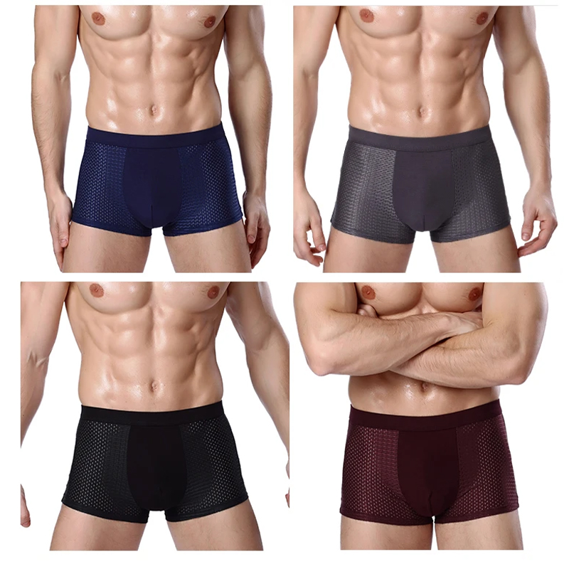 L-8XL Plus Banboo Fiber Men Un - Boxer Shorts Modal のレビューと価格