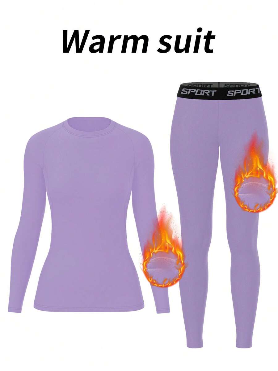 Women Fleece Thermal Underwear - Base Layer Top のレビューと価格