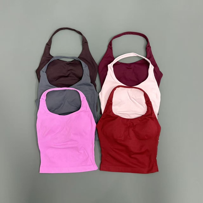 Yoga Tank Top Women Seamless O - Suspender Tank Top のレビューと価格