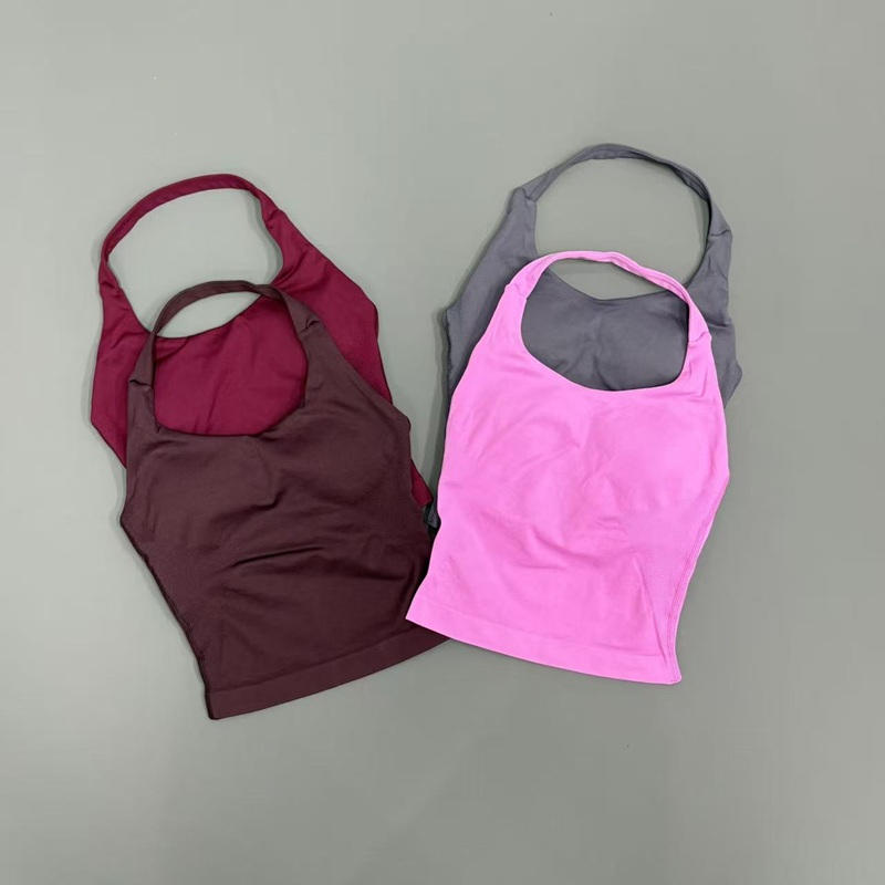 Yoga Tank Top Women Seamless O - Suspender Tank Top のレビューと価格