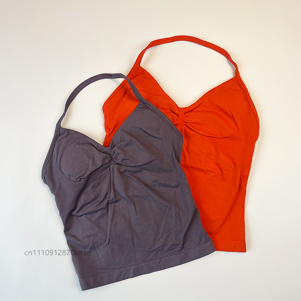 Women's Seamless Halter Strapp - Suspender Tank Top のレビューと価格