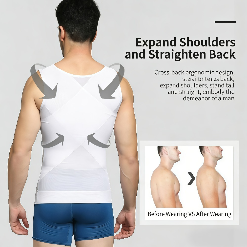 Sleeveless Body Shaper Vest fo - Sleeveless Undershirt のレビューと価格