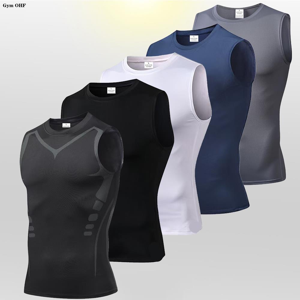 Men's Compression Tank Tops Gy - Sleeveless Undershirt のレビューと価格