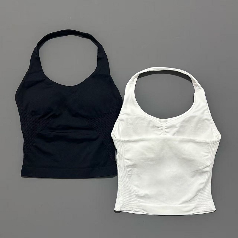 Sports Gym Halter Top Woman Se - Suspender Tank Top のレビューと価格